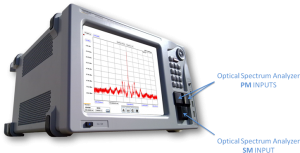 Optical Spectrum with 2 PM inputs and 1 SM inputs